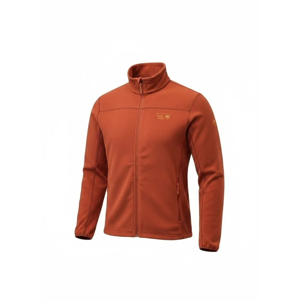Mountain Hardwear Microchill 2.0 Fleece Jacket Full Zip Orange Rust Men's XXL